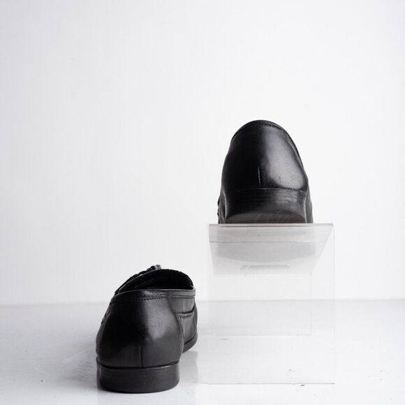 Nunn Bush Mens York Leather Loafers Black Tassel kiltie Sz US 10 in Box main image 9